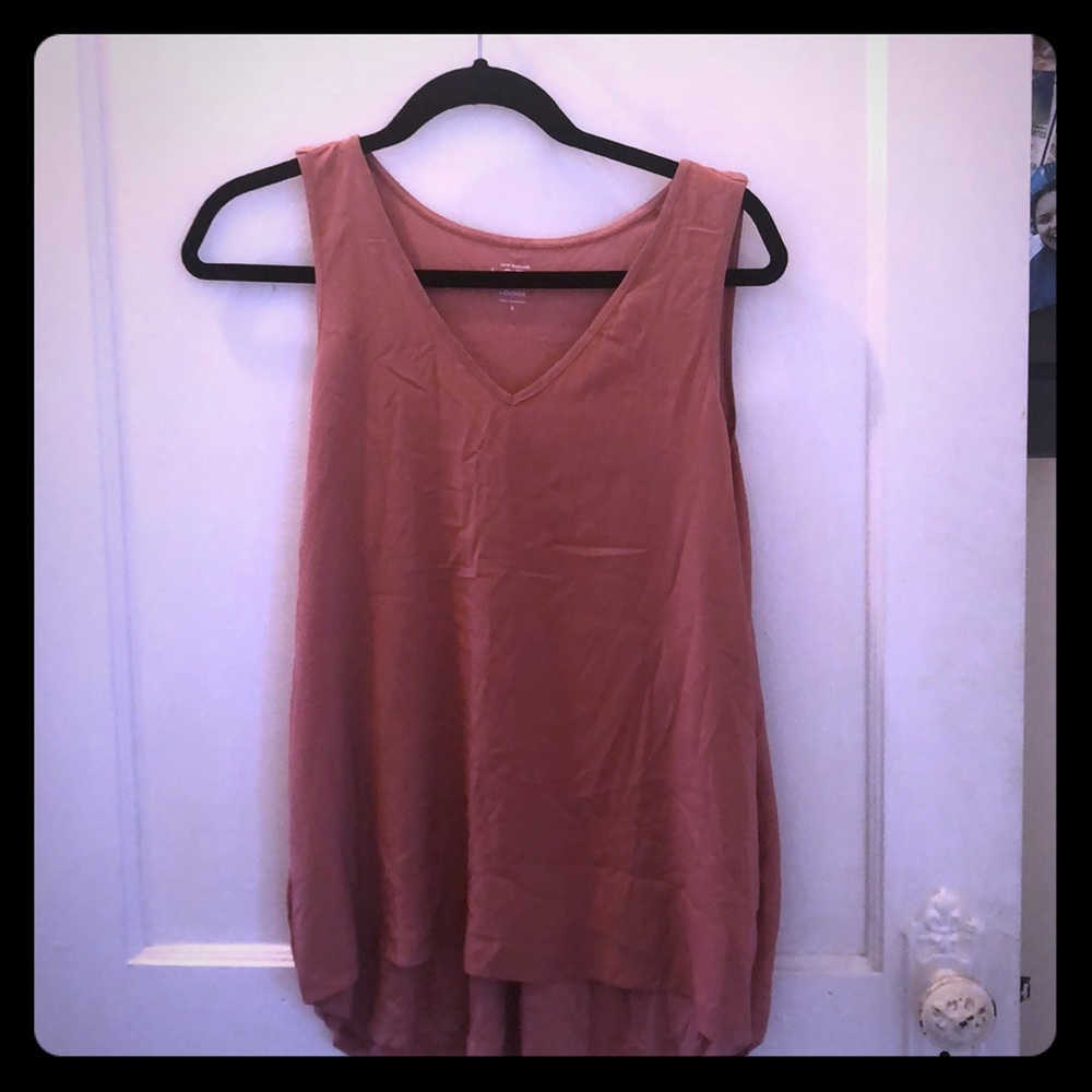 Loft tank top with fun back!